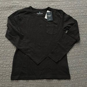 Brand new J Crew Crewcuts black long sleeve large